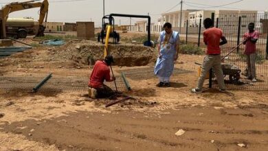 صورة رئيس الجهة يعاين نقاط صرف المياه عن احياء مدينة أكجوجت